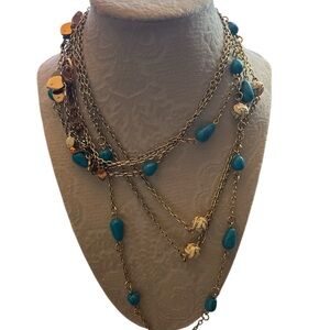 Lilly Pulitzer  Beaded Multistrand Fresh Catch Necklace 30"